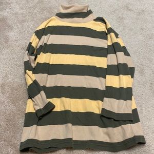 Women’s stripped turtle neck top